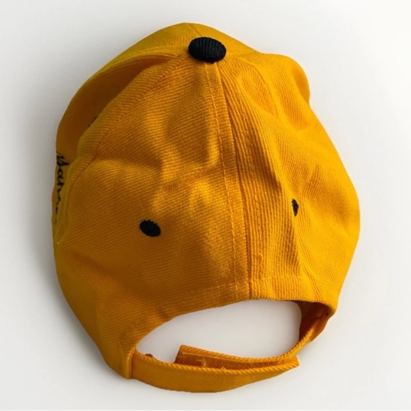 New York Yankees Baseball Yellow Unisex Adjustable Cap Embroidered Logo - Picture 4 of 7